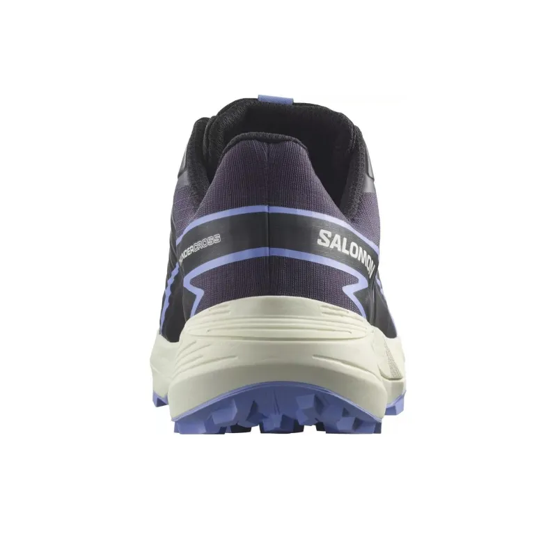 SALOMON Speedcross Offroad Slip Resistant Low Top Running Shoes Women's Black Blue-3