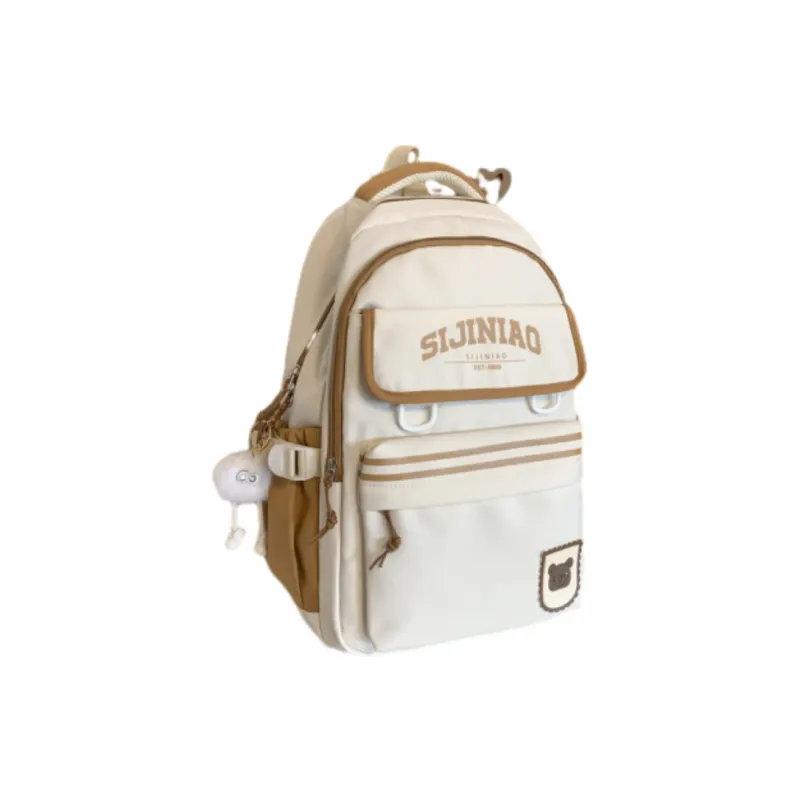 NX DOUGHNUT Nylon Backpack Tubas Unisex Black/White/Blue/Red/Green-4