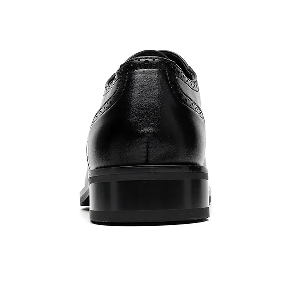 LUOMAIKE Dress Shoes Men Low Top Black, Brown-3