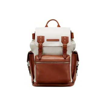 Brunello Cucinelli Logo-patch Leather Backpack