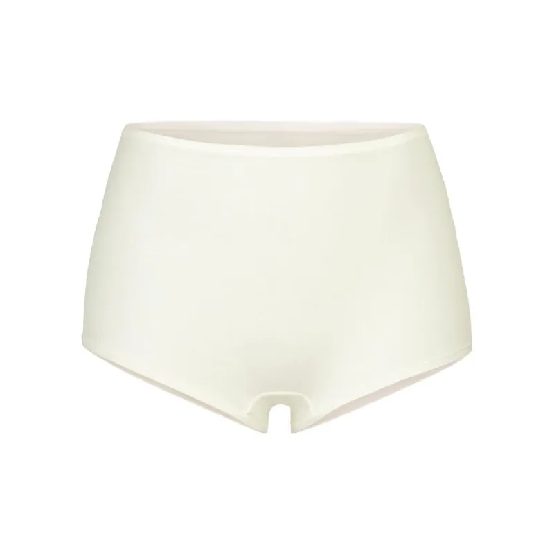 SKIMS COTTON JERSEY BOY SHORT Underpants Women's 1 Pack BONE/Skeleton-0