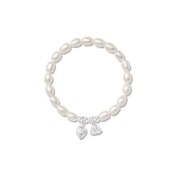 HOLLY RYAN Freshwater Pearl New Chinese Style Lotus Pod Joy Beaded Bracelet Women's Fashion Versatile