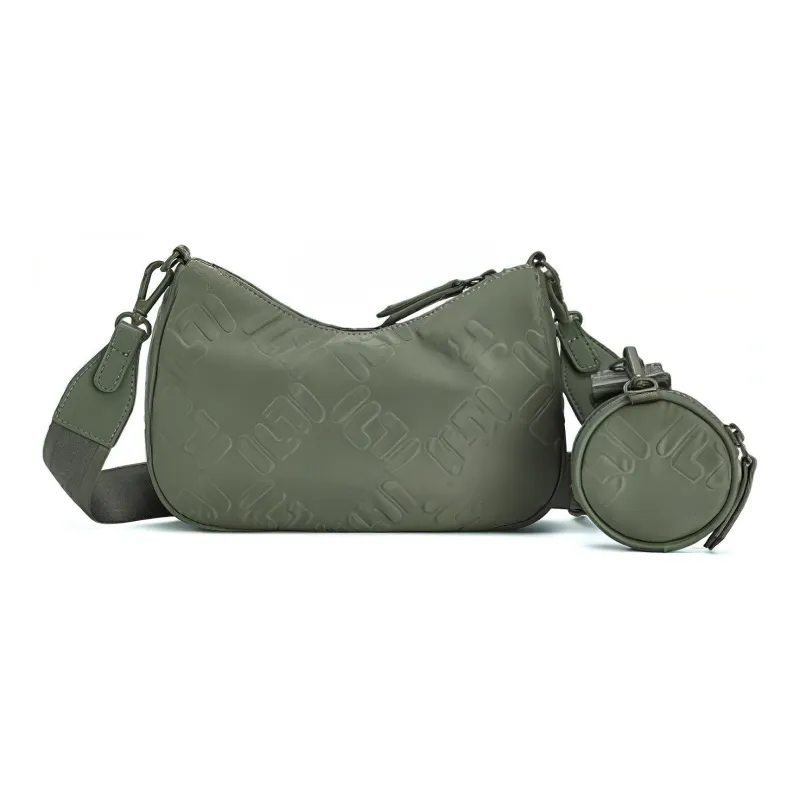 FILA FUSION Fabric Shoulder Bag, Crossbody Bag Regular Women's Jade Glow Green-3