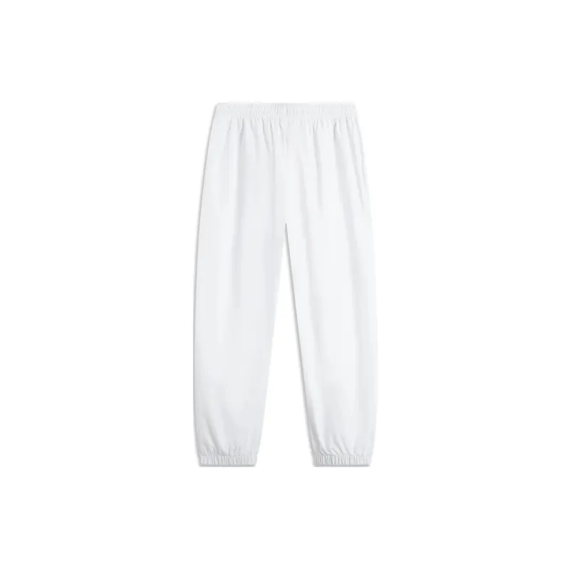 LiNing Sports Lifestyle Collection Sports Trendy Collection Knitted Sports Pants Women's Standard White-1