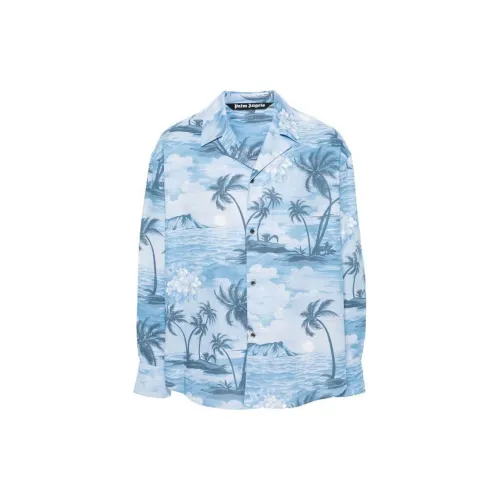 PALM ANGELS Sunset-print Bowling Shirt