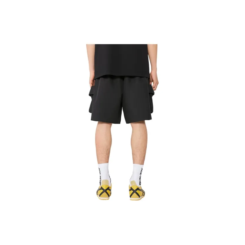 YK&YB Casual Shorts Men's Black-1