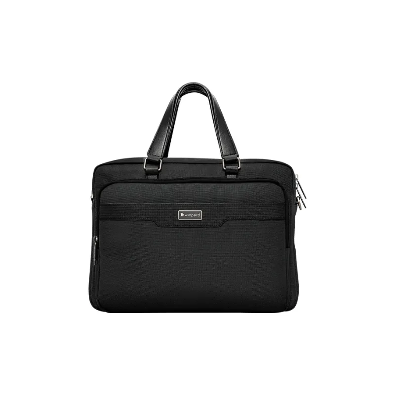 Winpard Polyamide Everyday Commute Versatile Crossbody Bag Shoulder Bag Regular Unisex Classic Black/Nautical Blue-0