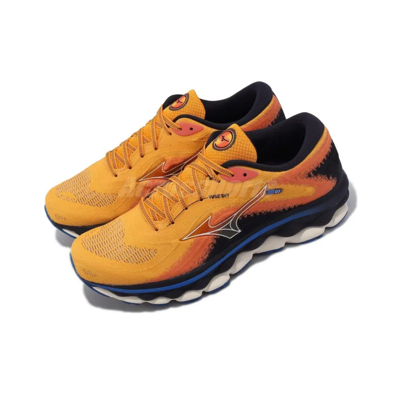 Mizuno Wave Sky 7 'Orange Black'-3