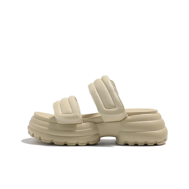 MIS. DANNY Slide Slippers 6cm Women's-4