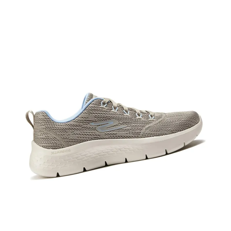Skechers Go Walk Fle Cushioning Wear Resistant Low Top Casual Shoes Women's Taupe-1