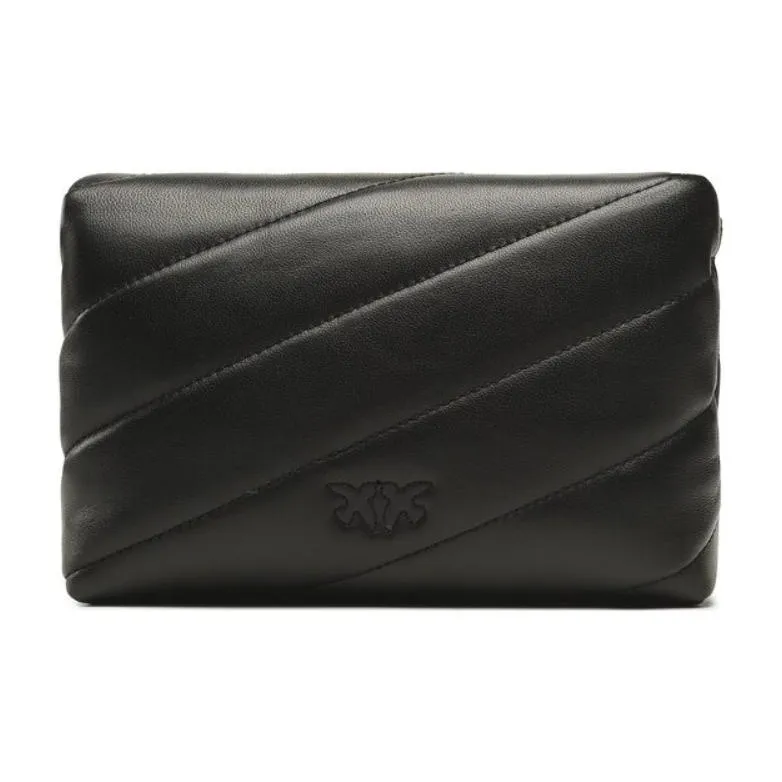 PINKO Puff Calfskin Crossbody Bag, Shoulder Bag Women's-4