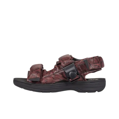 Martine Rose X Clarks Beach Sandals Women's Red/Black