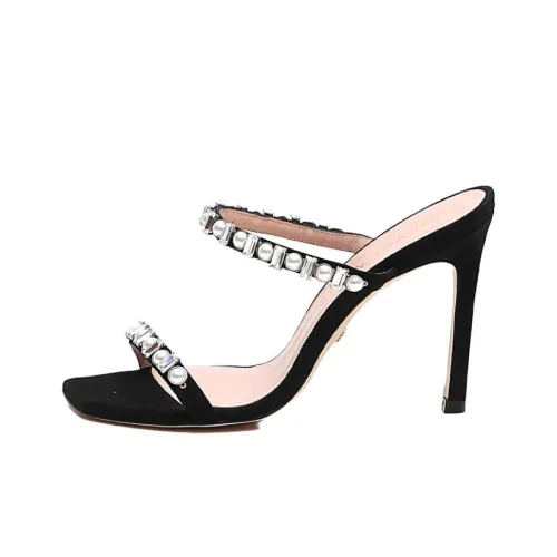 Stuart Weitzman/SW Aleena Strap Sandals Women's Black