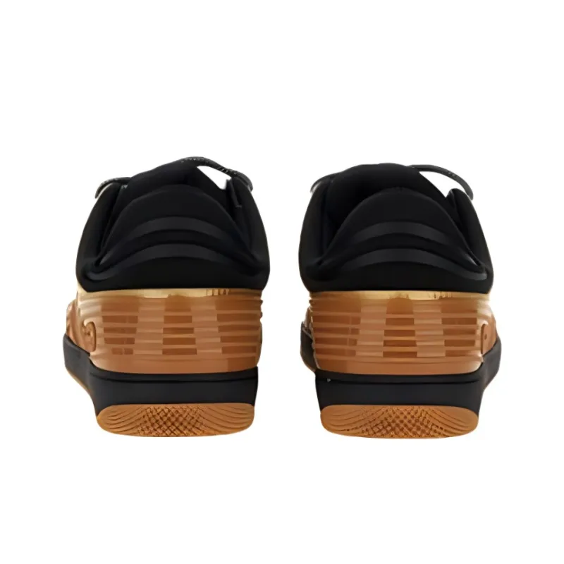 GUCCI Basket Low Gold Black-11