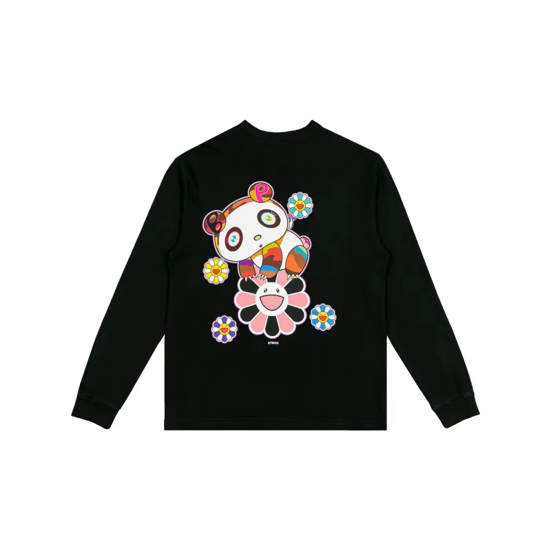 BLACKPINK X TAKASHI MURAKAMI Collaboration SS24 T Shirt Unisex Black-1