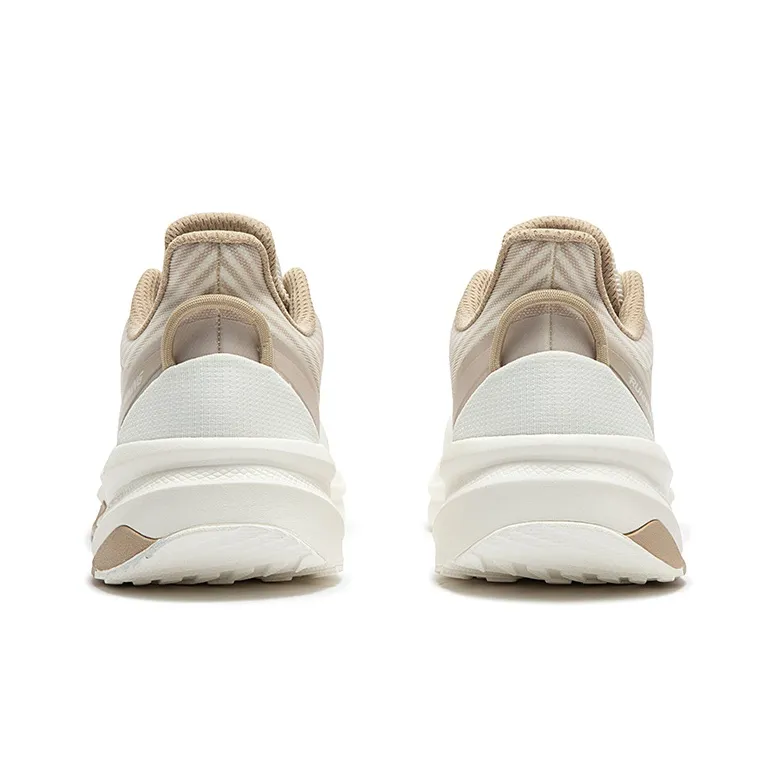 361° Yushan Cushioning Anti Slip Wear Resistant Breathability Low Top Running Shoes Men's Apricot Tea Brown-3