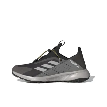Adidas VOYAGER 21 Slip On Heat.Rdy Travel Durable Breathable Low Top Outdoor Shoes Men's Brown Gray