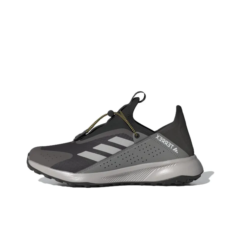 Adidas VOYAGER 21 Slip On Heat.Rdy Travel Durable Breathable Low Top Outdoor Shoes Men's Brown Gray-0