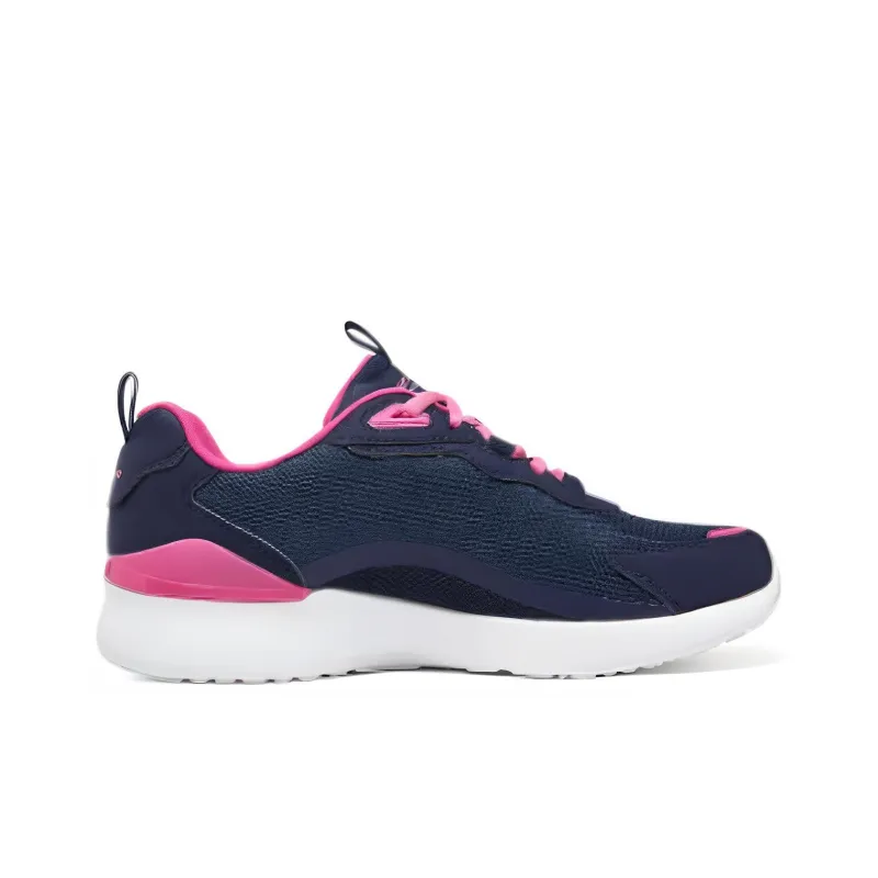 Skechers Skech Air Dynamight Abrasion Resistant Breathable Low Top Casual Running Shoes Women's Black Pink-1