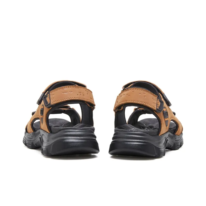 CAMEL Beach Sandals Men Black/CAMEL/Light Green-8