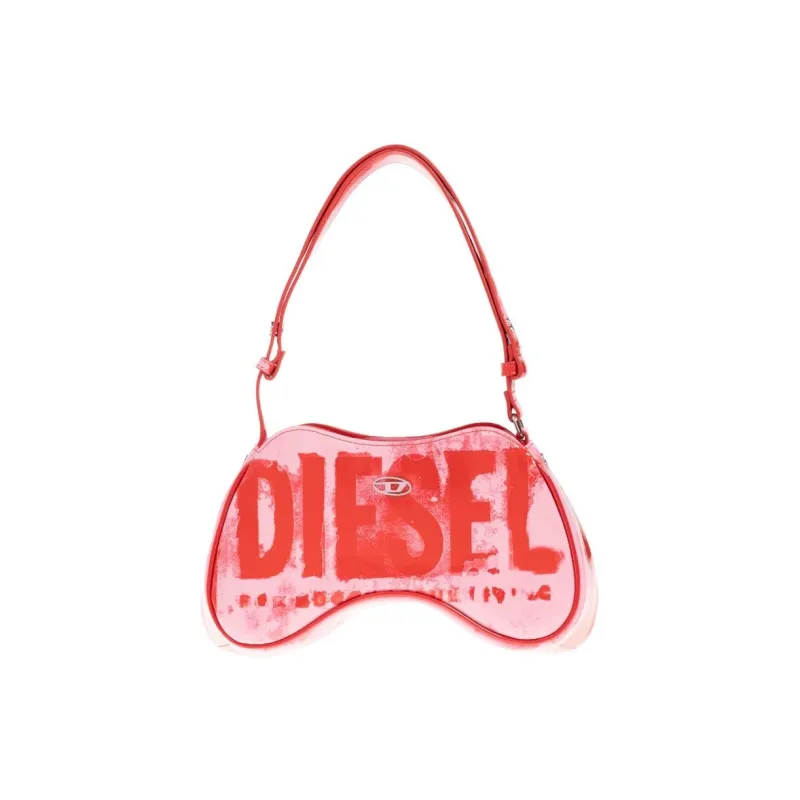 DIESEL Polyurethane Handbag, Shoulder Bag Women's Red-0