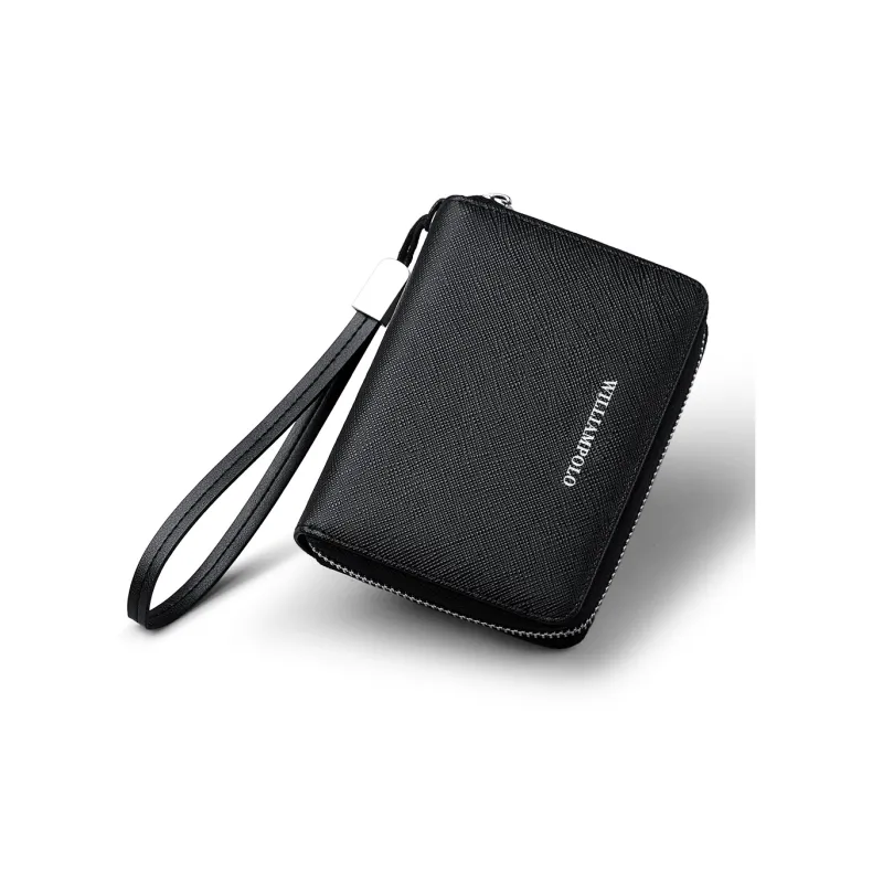 WilliamPOLO Cow Leather Card Holder Regular Men's Multicolor-1