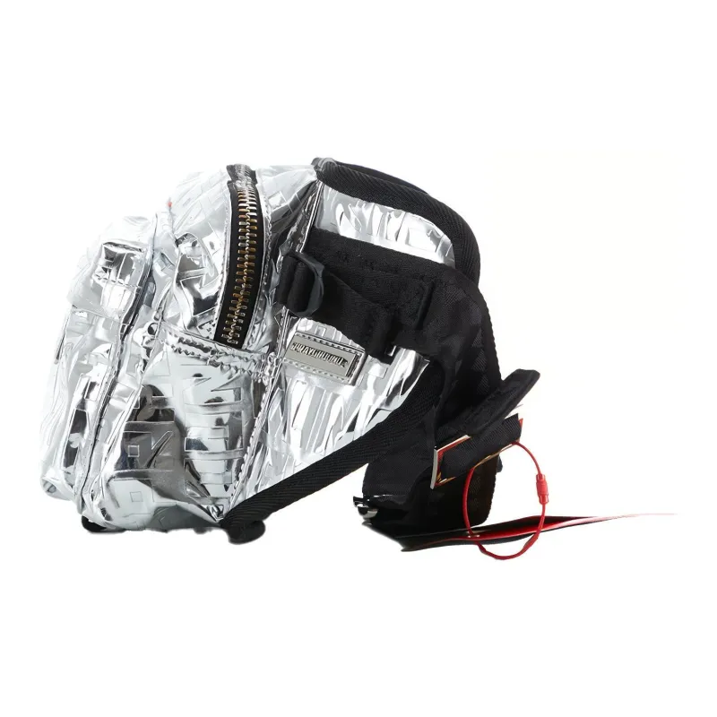 SPRAYGROUND PU Crossbody Bag, Sling Bag, Fanny Pack Small Size Unisex Gray-2