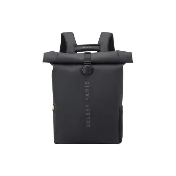 DELSEY PU Backpack Medium Size Unisex Black