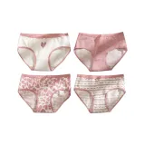 4 Pack (Small Plaid+Letter Heart+Large Heart+Stripes Heart)