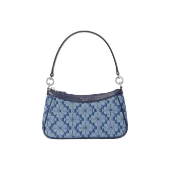 Kate Spade Leather Portable Crossbody Bag Shoulder Bag Women's Paris Marine Blue Multicolor
