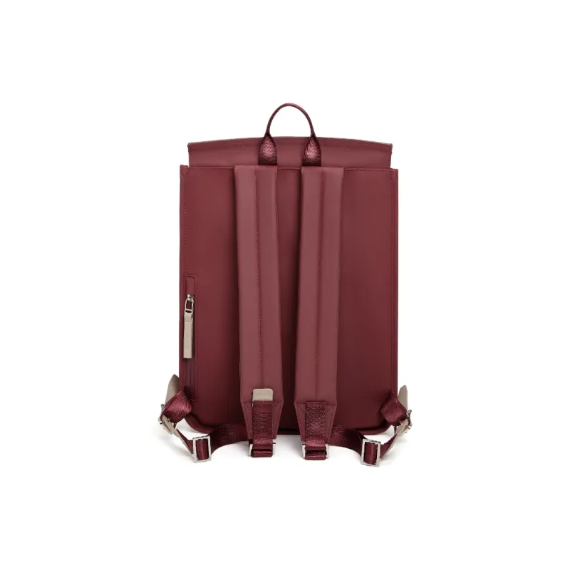 Y.U.M.C. Artificial Leather Backpack Medium Size Women's Khaki Black/Pink/Burgundy-10