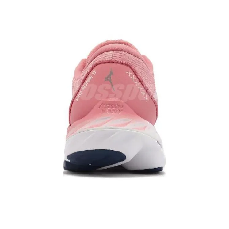 Mizuno Wave Inspire 19 4E Wide 'Peach Bud' Women's-3