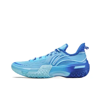 LINING Shudder Basketball Shoes Men Low Top Blue