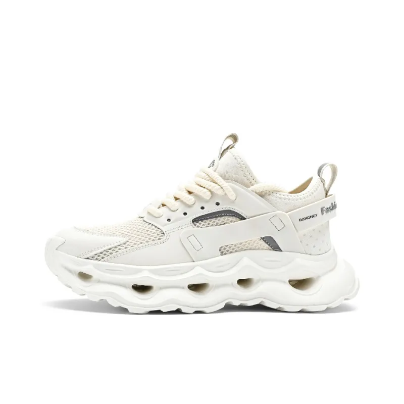 BANGNEY Anti-Slip Wear-Resistant Breathable Lightweight Height Increasing Low-Top Chunky Sneakers Men's-8