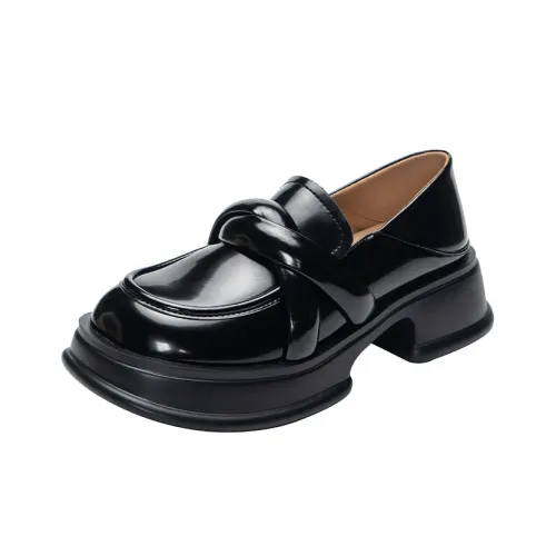 Flamingo Loafers Women's Glossy Finish
