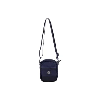 STONE ISLAND Flax With Polyamide Shoulder Bag Men's Marine Blue