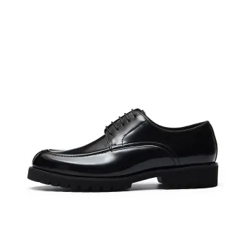 ASTON M.JAZZ Dress Shoes Men Low Top Black/Brown