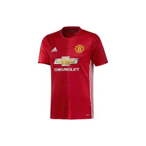 Adidas MANCHESTER UNITED THEATRE OF DREAMS Soccer Jerseys Men Red