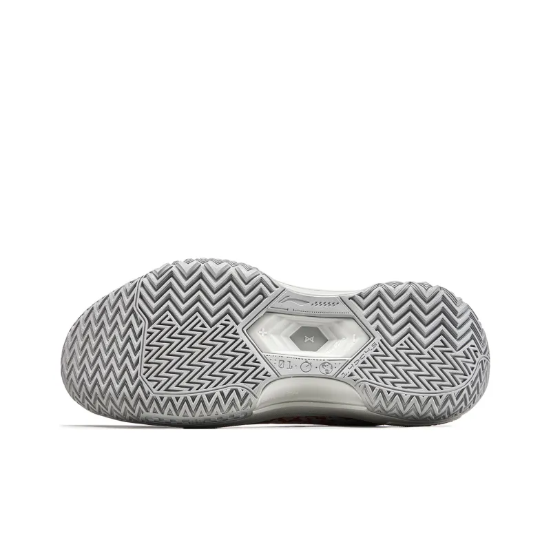 LINING Shudder Basketball Shoes Men Low Top Gray-5