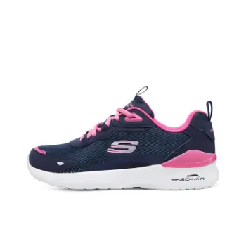 Skechers Skech Air Dynamight Abrasion Resistant Breathable Low Top Casual Running Shoes Women's Black Pink