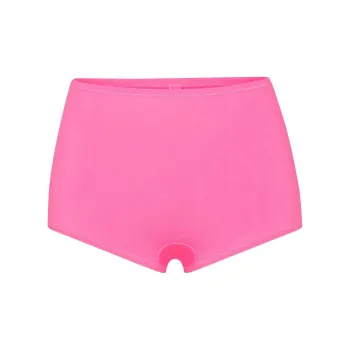 SKIMS COTTON JERSEY BOY SHORT Underpants Women's 1 Pack SUGAR PINK/Sugar Pink
