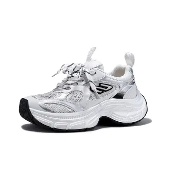 SELAIYA Slip Resistant, Breathable, Height Increasing Low Top Chunky Sneakers Women's