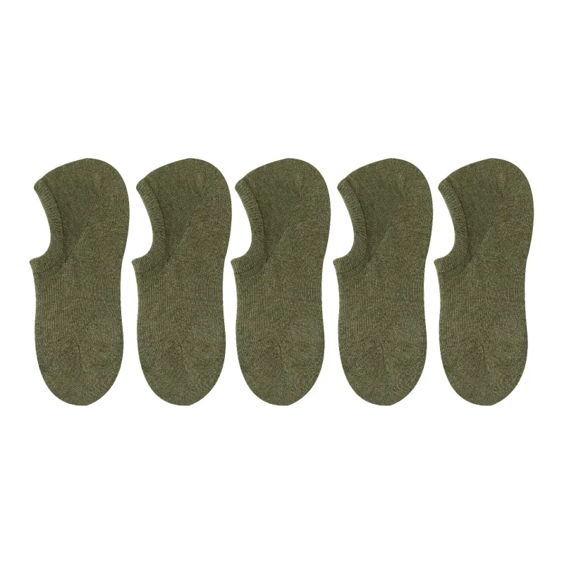 XXLLG No Show Socks Men's 5 Pack-10