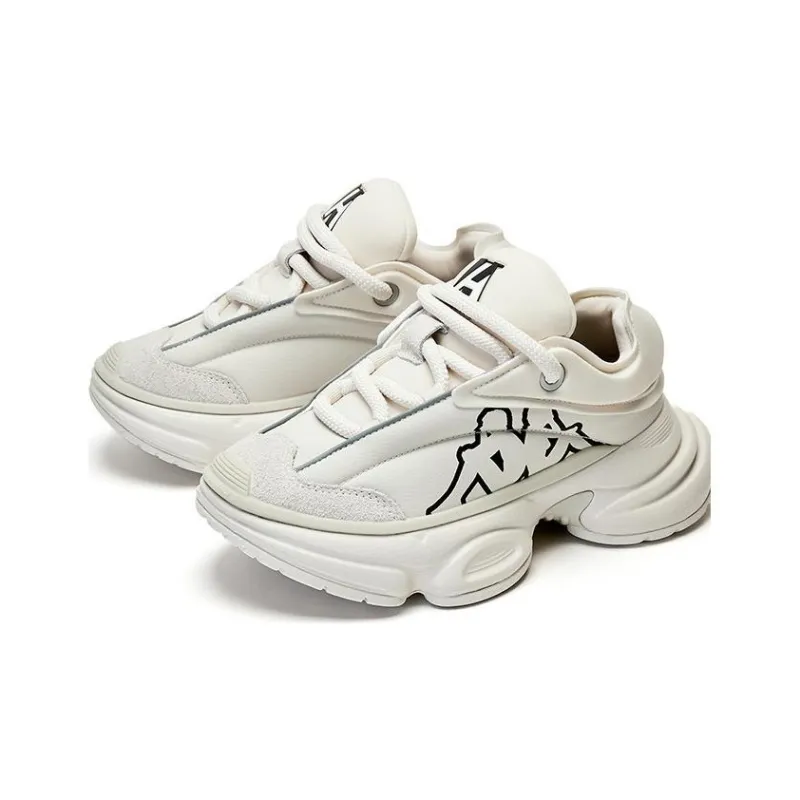 Kappa Cushioning Wear Resistant Low Top Casual Shoes Women's Gray-2