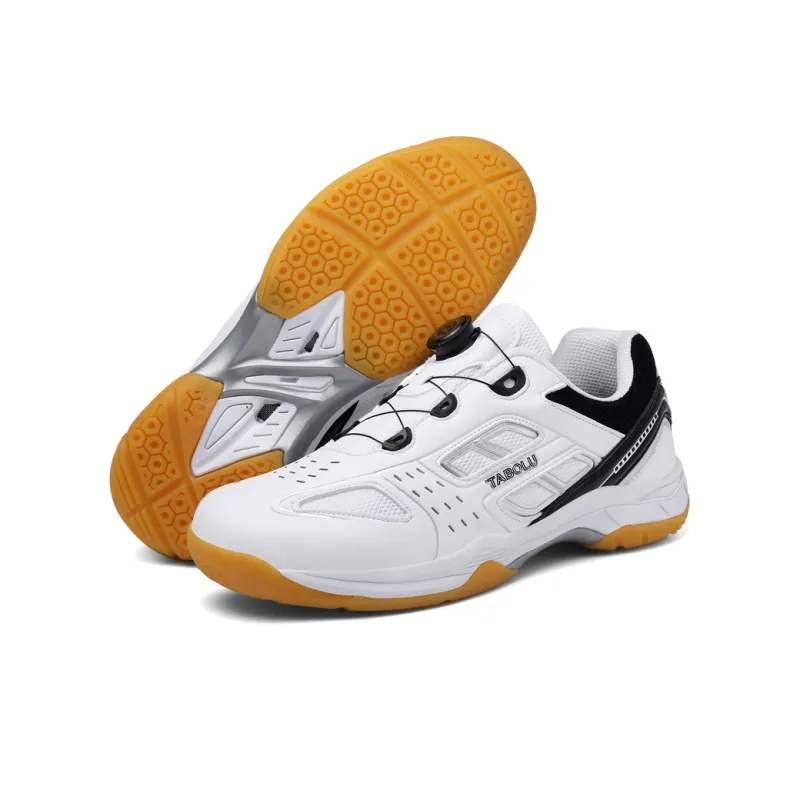 TABOLU Cushioned Slip-Resistant Lightweight Low-Top Badminton Shoes Unisex-5
