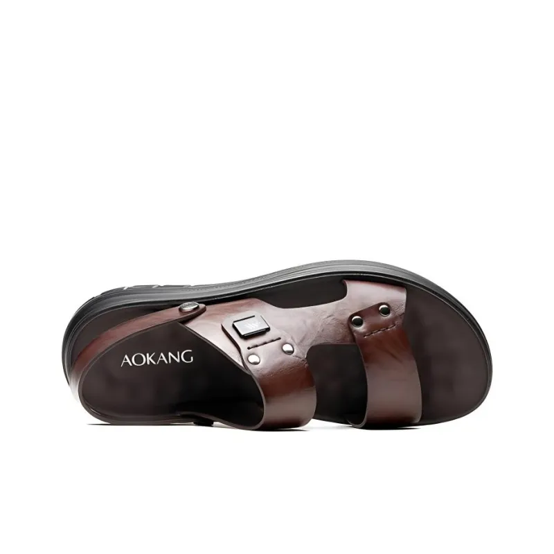 AOKANG Beach Sandals Men None-8