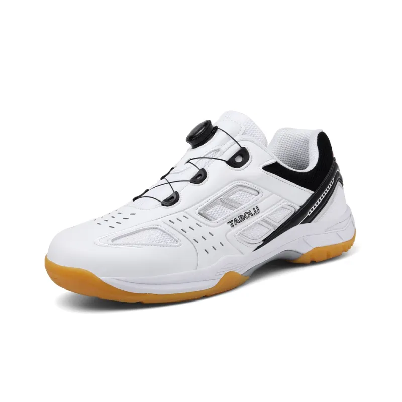 TABOLU Cushioned Slip-Resistant Lightweight Low-Top Badminton Shoes Unisex-1