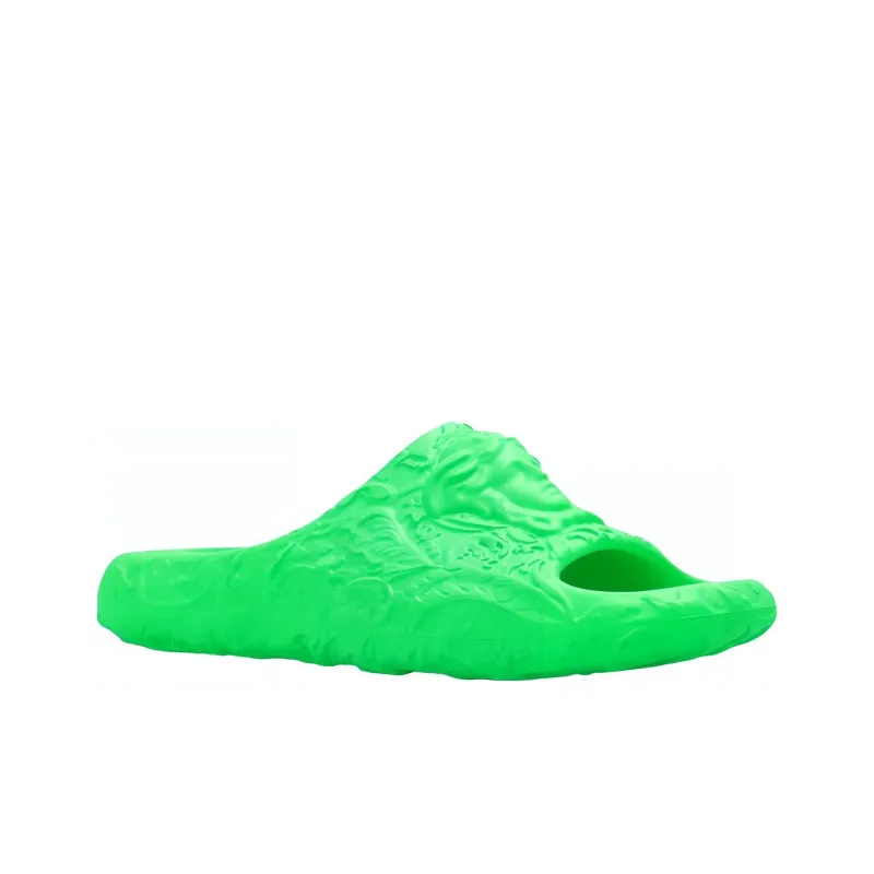 VERSACE Molded Barocco Pool Slide Lime-2