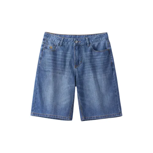CAMEL Denim Shorts Men Dark Blue