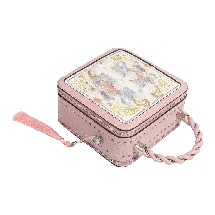 MISS GAIL Artificial Leather Handbag Shoulder Bag Crossbody Bag Regular Women's Pink-9